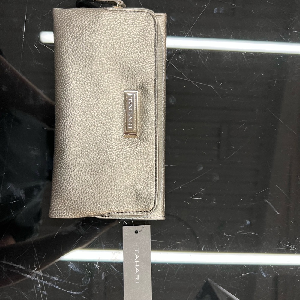 Tahari Metallic Gold Wallet